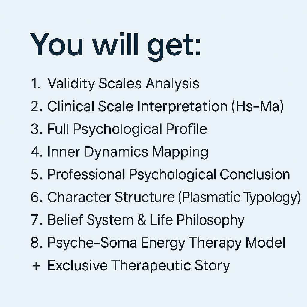 mMMPI — Advanced Psychological Personality Assessment